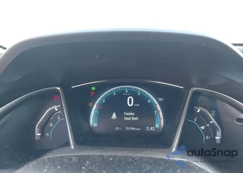 2016 Honda Civic Ex-L z USA, uszkodzony, nr VIN 19XFC1F77GE212164